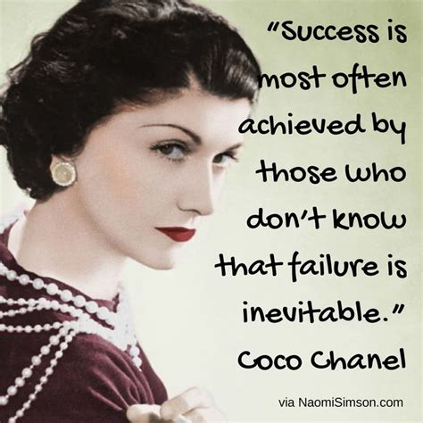 coco chanel quotes success